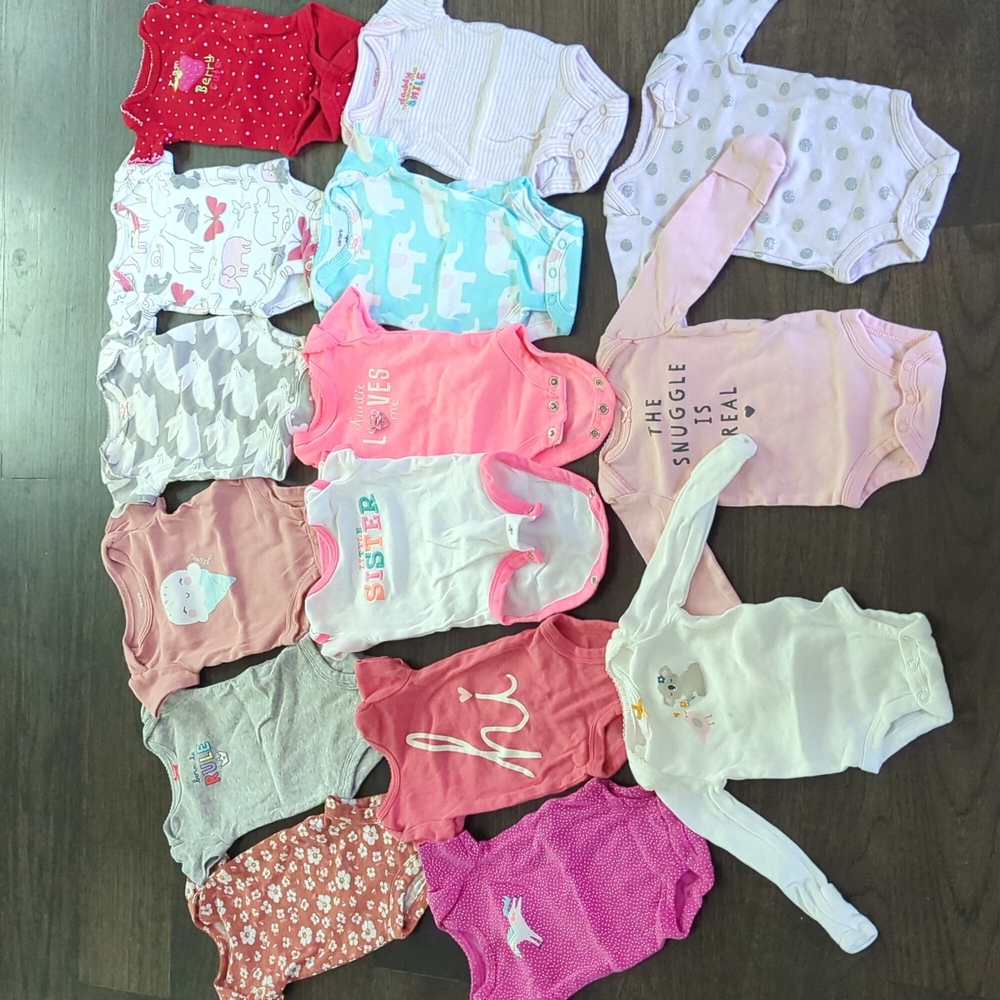 Carter's Newborn Onesies Bundle